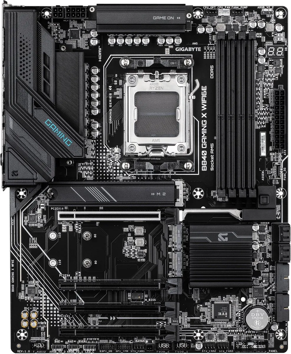 Gigabyte B840 Gaming X WF6E AM5 ATX Moederbord