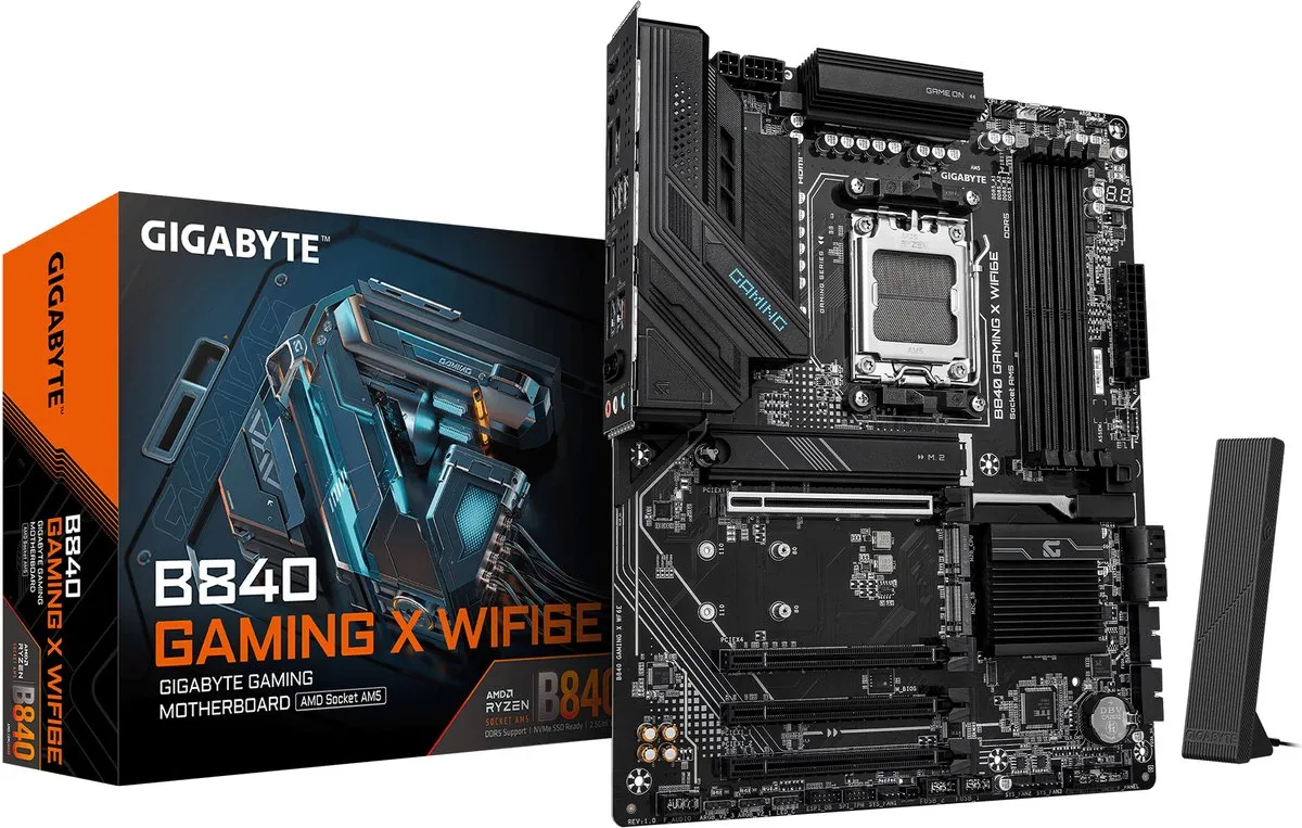 Gigabyte B840 Gaming X WF6E AM5 ATX Moederbord