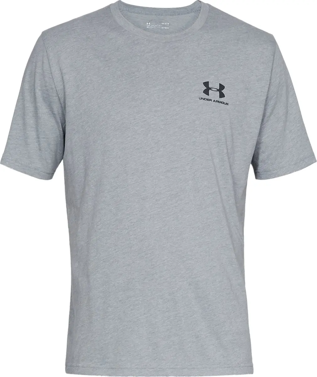 Under Armour UA M SPORTSTYLE LC SS-GRY Heren Sportshirt
