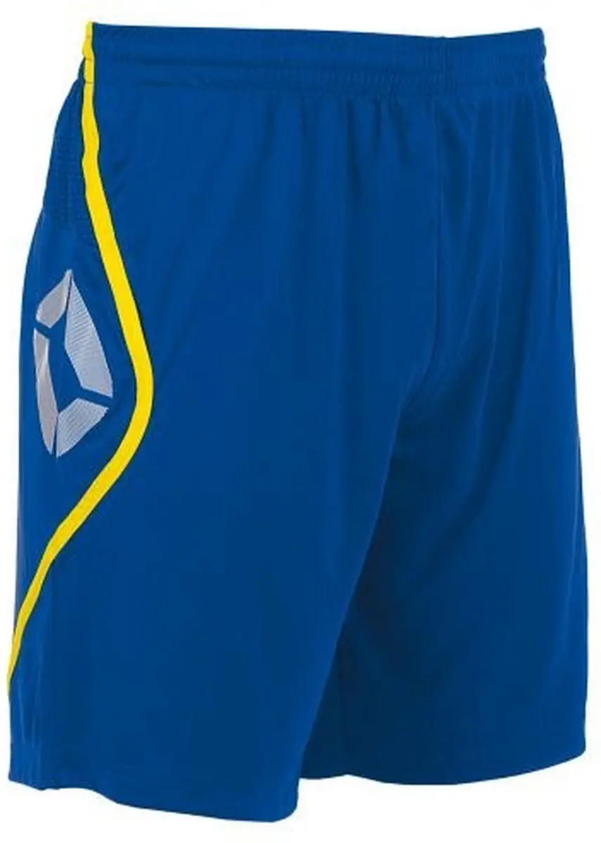 Stanno Pisa Short Sportbroek L - Blauw/Geel