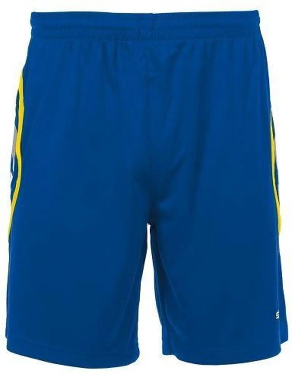 Stanno Pisa Short Sportbroek L - Blauw/Geel