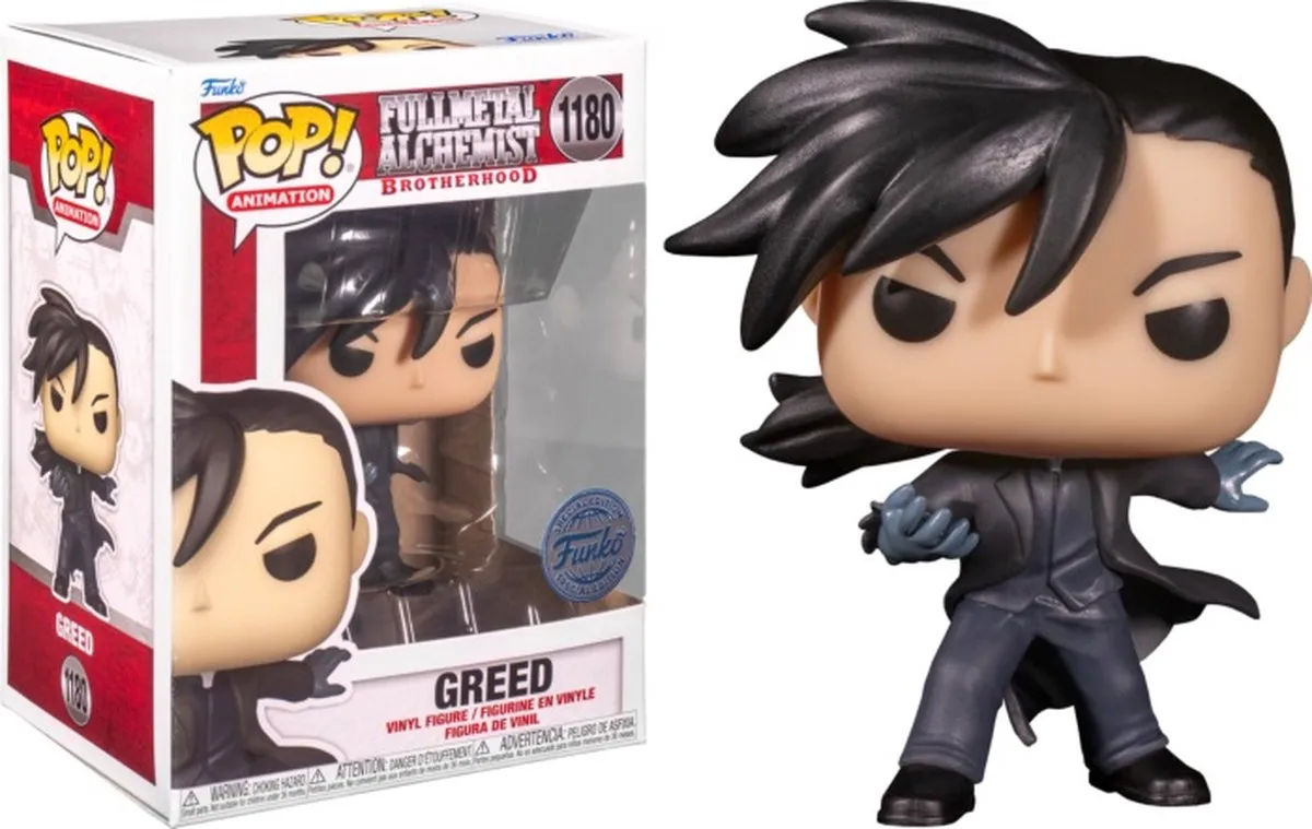 Funko Pop! Fullmetal Alchemist Brotherhood Greed Exclusive 76360