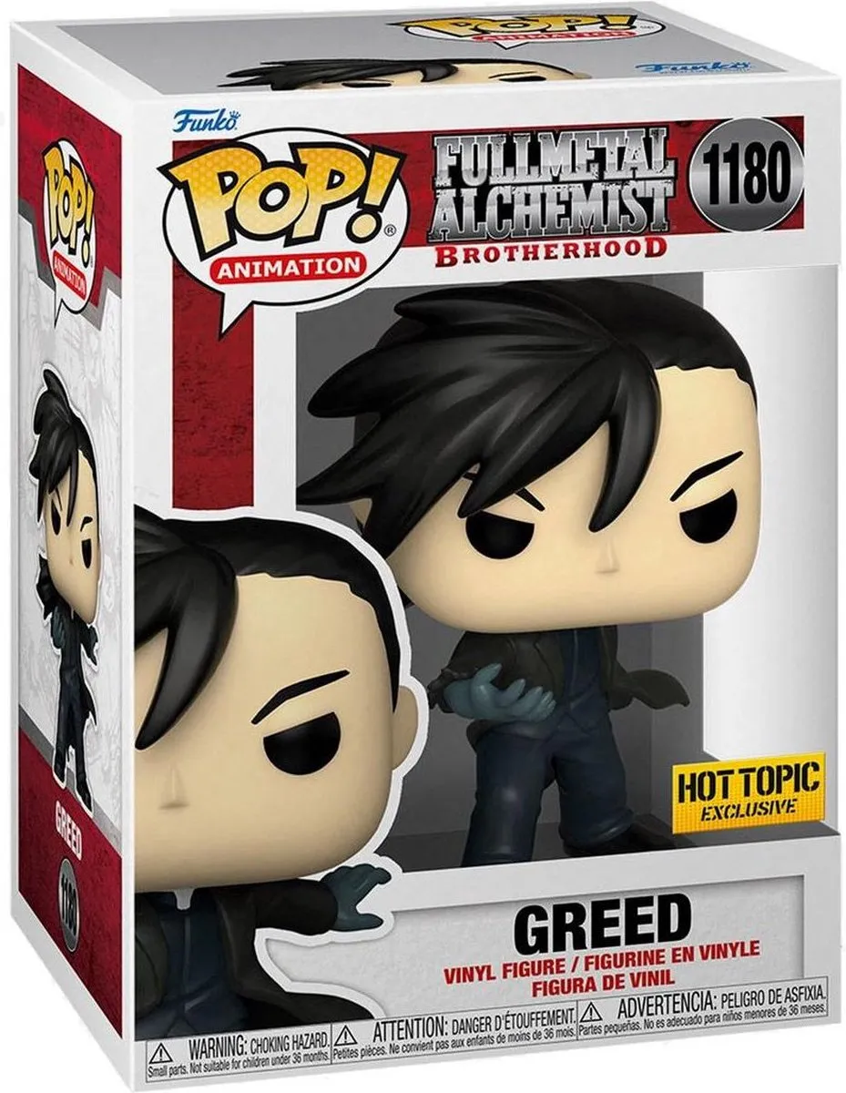 Funko Pop! Fullmetal Alchemist Brotherhood Greed Exclusive 76360