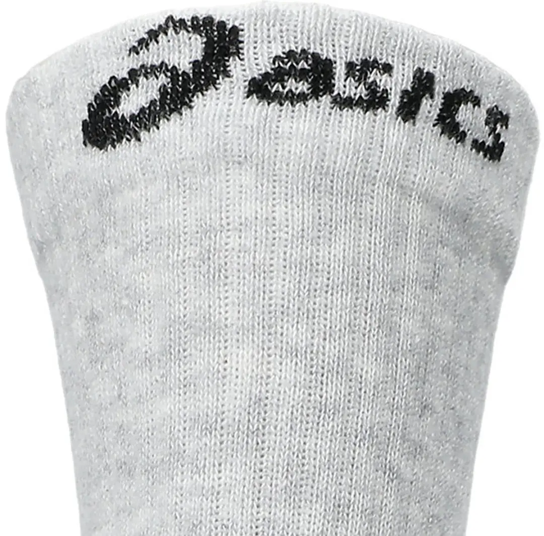 ASICS Sport Crew Sock - 3 Stuks - Wit/Grijs/Blauw
