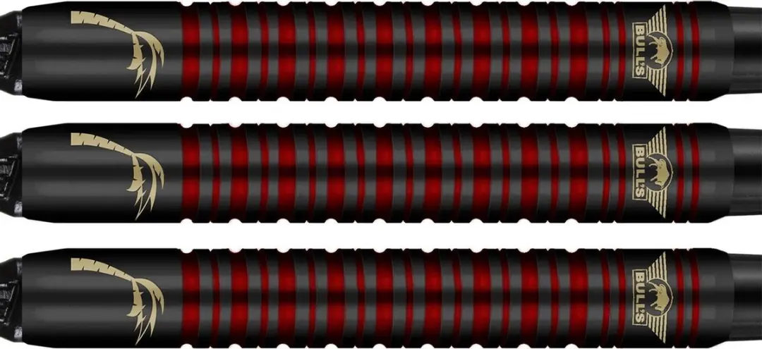 Bull's Kim Huybrechts 90% Black Titanium Soft Tip - 18g - 3 Stuks