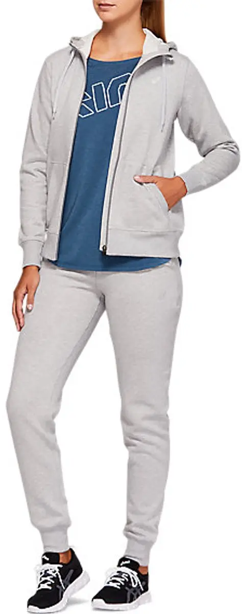 ASICS Sport Knit Pant Trainingsbroek S - Grijs - afbeelding 6 van 6