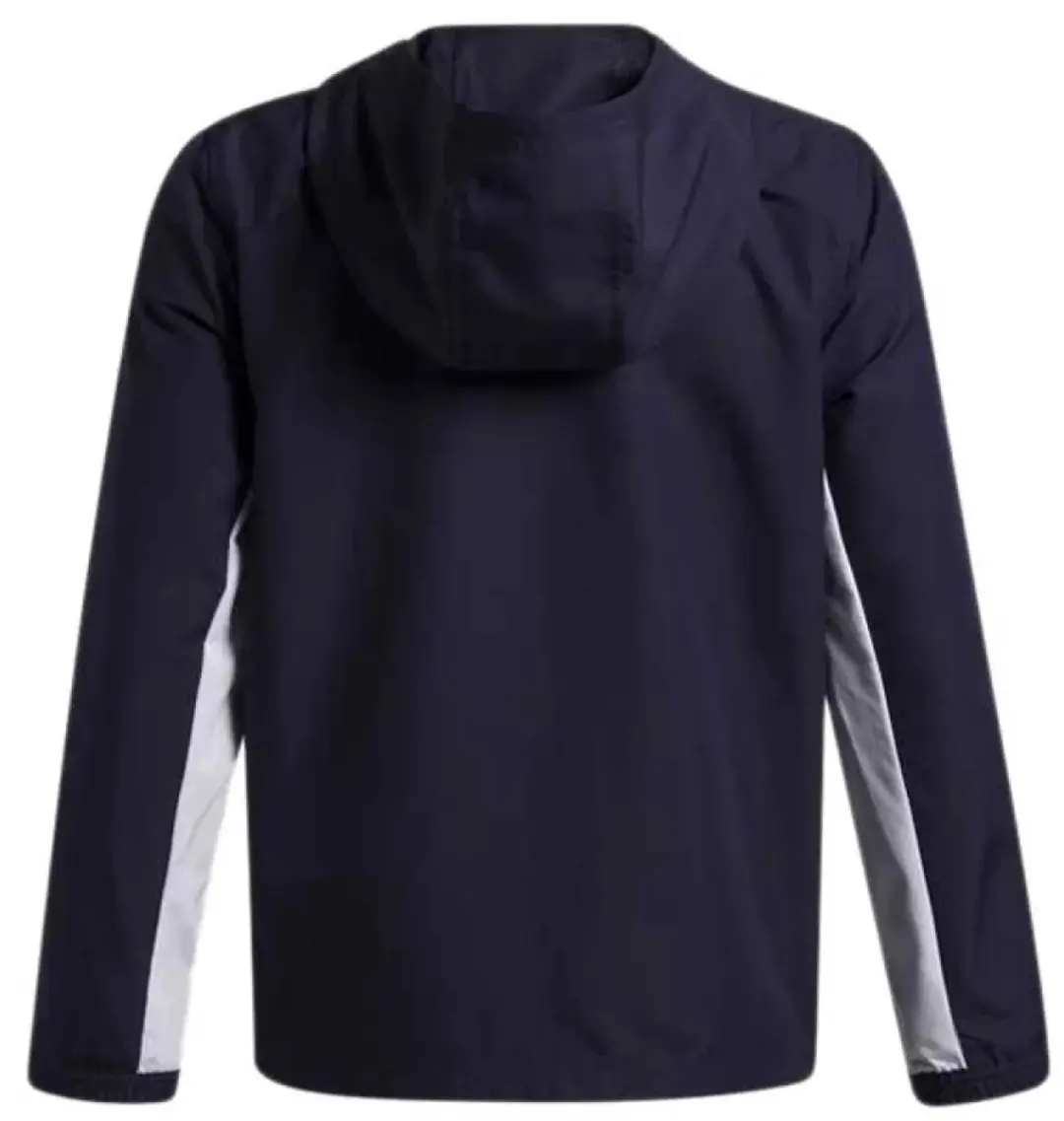 Under Armour UA Rival Wvn Jacket Jongens Sportshirt 140 - Midnight Navy/Wit - afbeelding 6 van 6