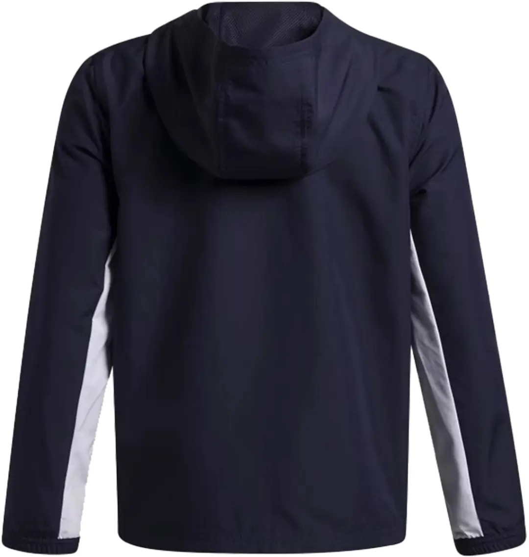 Under Armour UA Rival Wvn Jacket Jongens Sportshirt 140 - Midnight Navy/Wit