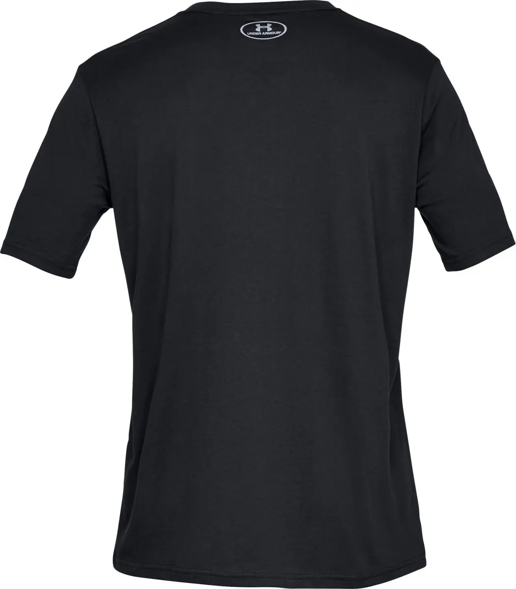 Under Armour UA Team Issue Wordmark SS Heren Sportshirt - Zwart