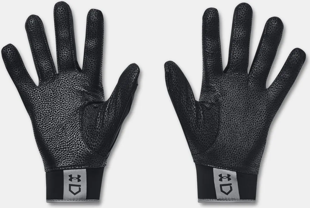 Under Armour Yard9 Honkbal Slaghandschoentjes - Medium Zwart