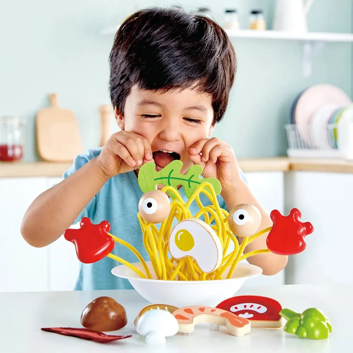 Hape Silly Spaghetti - Speelgoed 14-delig - Multicolor