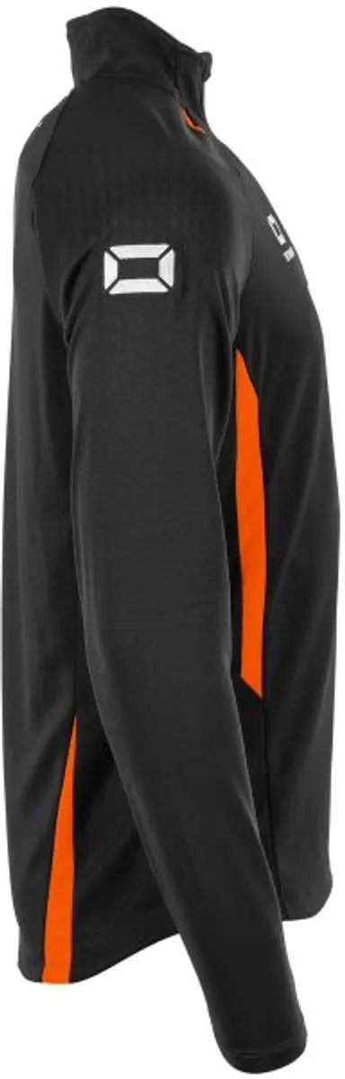 Stanno Stadio Quarter Zip Top - XL - Zwart/Orange