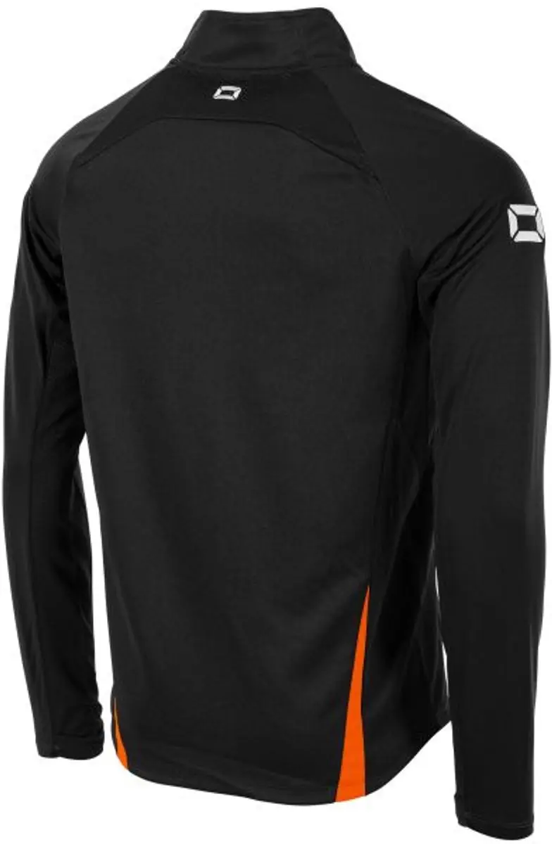 Stanno Stadio Quarter Zip Top - XL - Zwart/Orange