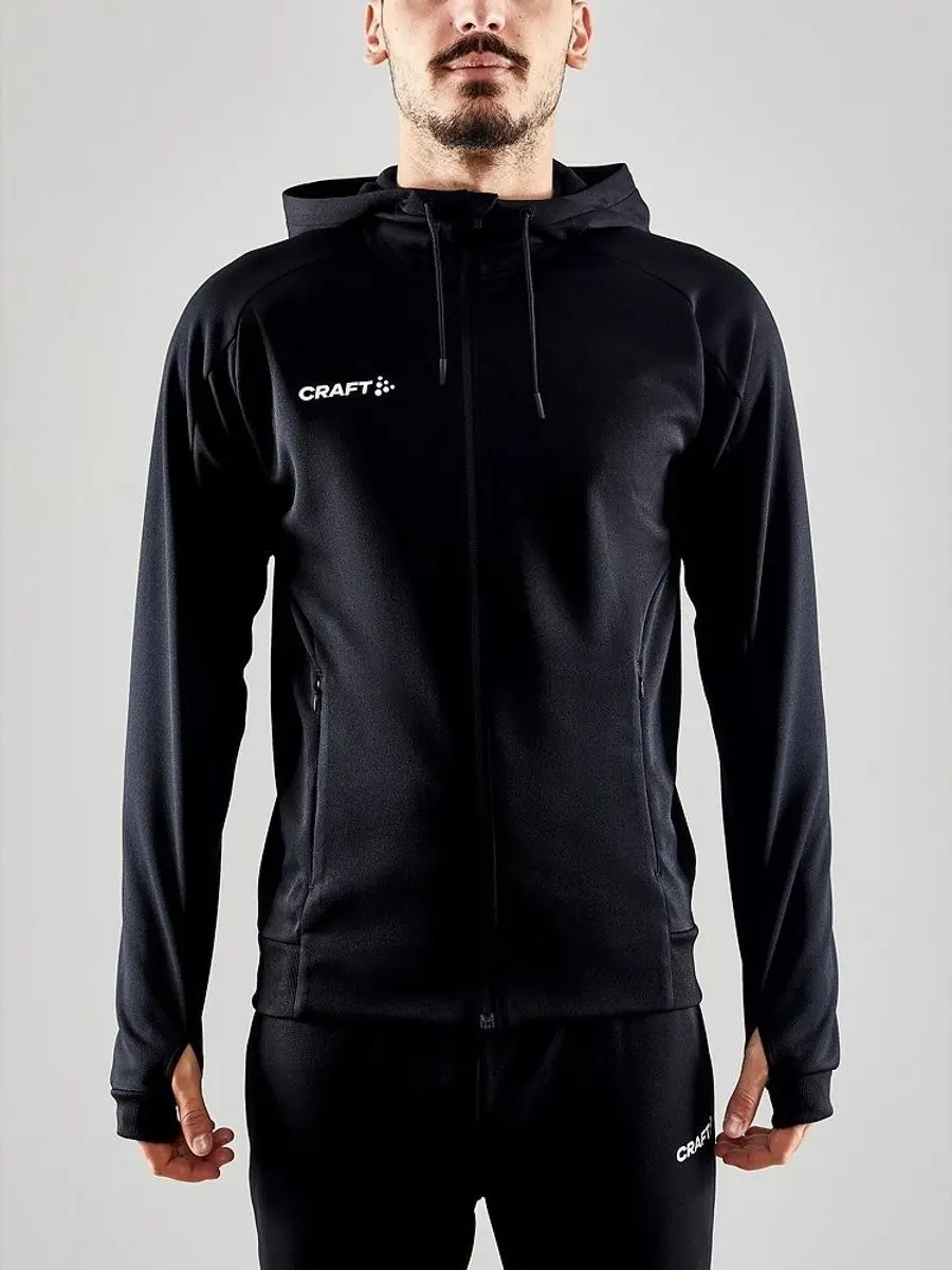 Craft Evolve Heren Trainingsjas XXL - Zwart