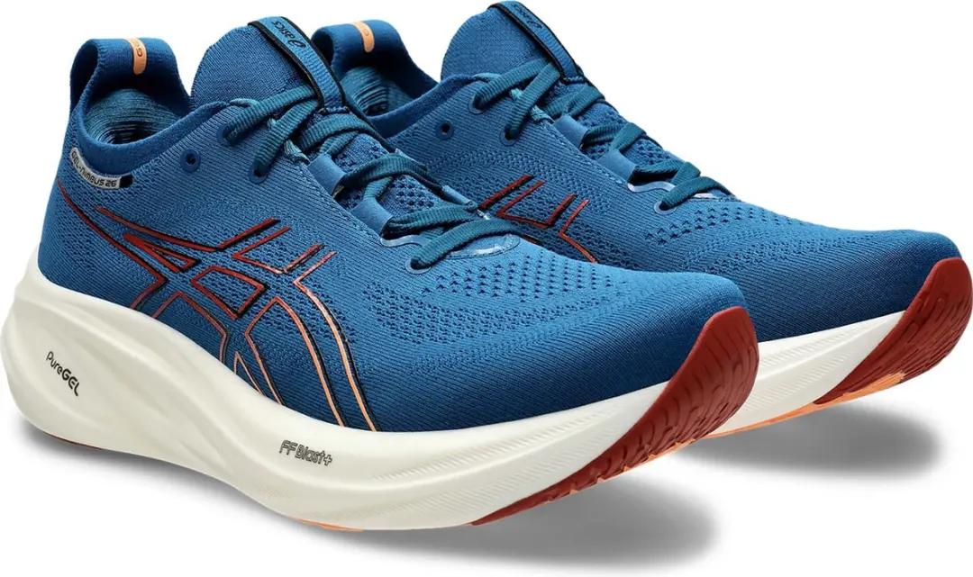 ASICS Gel-Nimbus 26 Hoopschoenen 46 - Blauw