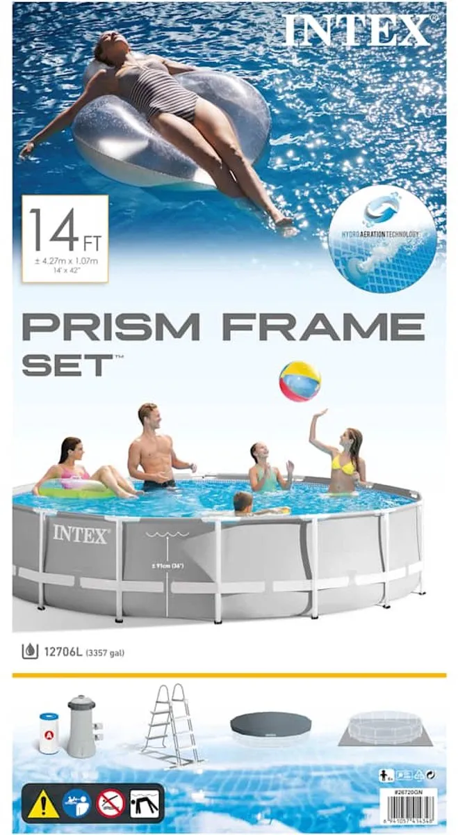 Intex Prism Frame Zwembadset 427x107cm