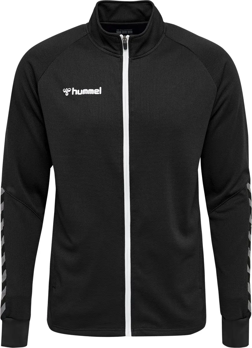 Hummel Authentic Poly Zip Jacket 205366 - Trainingsjack - S - Grijs - afbeelding 6 van 6