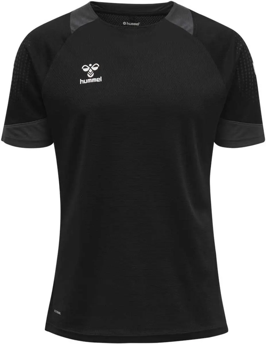 Hummel Lead Poly T-shirt Met Korte Mouwen Zwart 164 cm Kinderen
