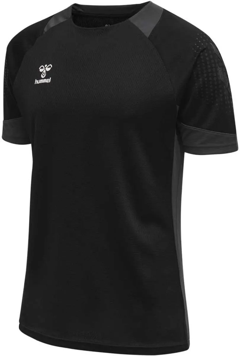Hummel Lead Poly T-shirt 164cm - Zwart