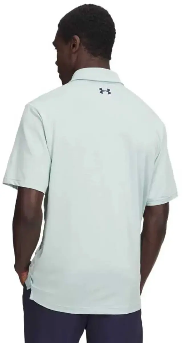 Under Armour Playoff Jacquard Golfpolo Aqua - M