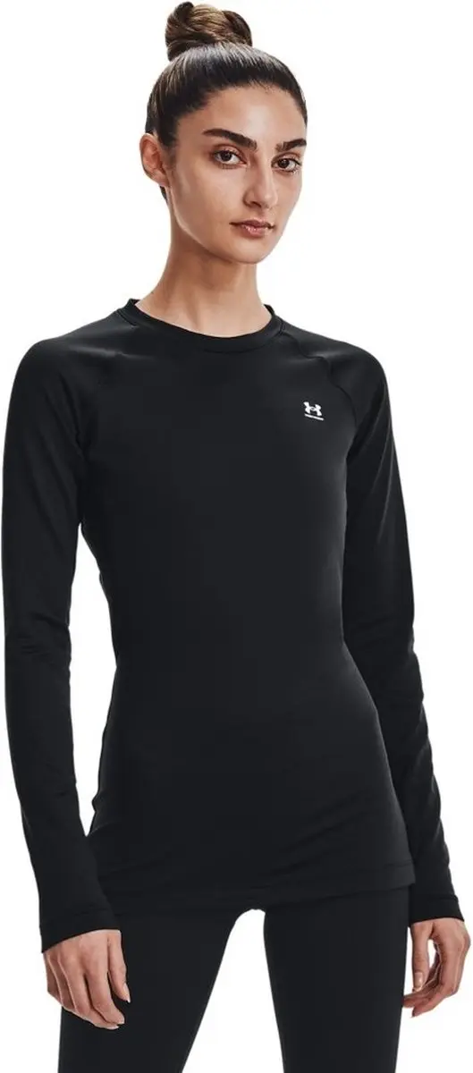 Under Armour UA CG Authentics Dames Thermoshirt Wit M