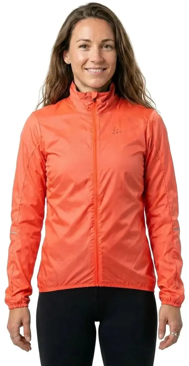 Craft EssenCeight Wind Damesfietsjack - Orange S