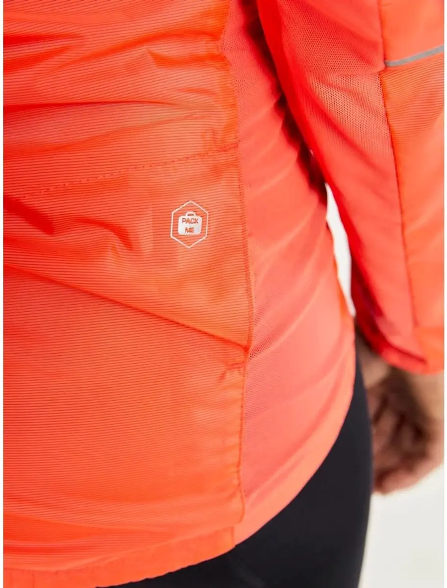 Craft EssenCeight Wind Damesfietsjack - Orange S