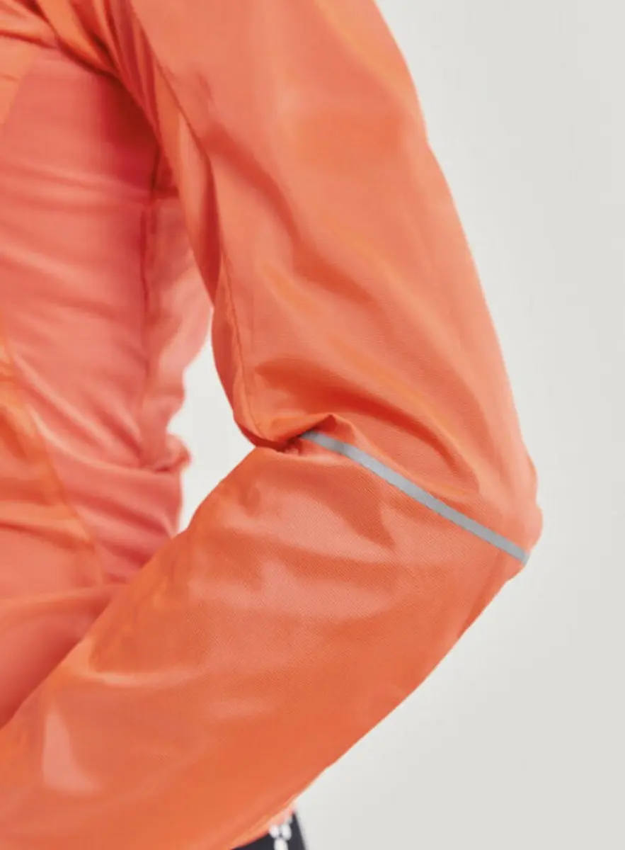Craft EssenCeight Wind Damesfietsjack - Orange S