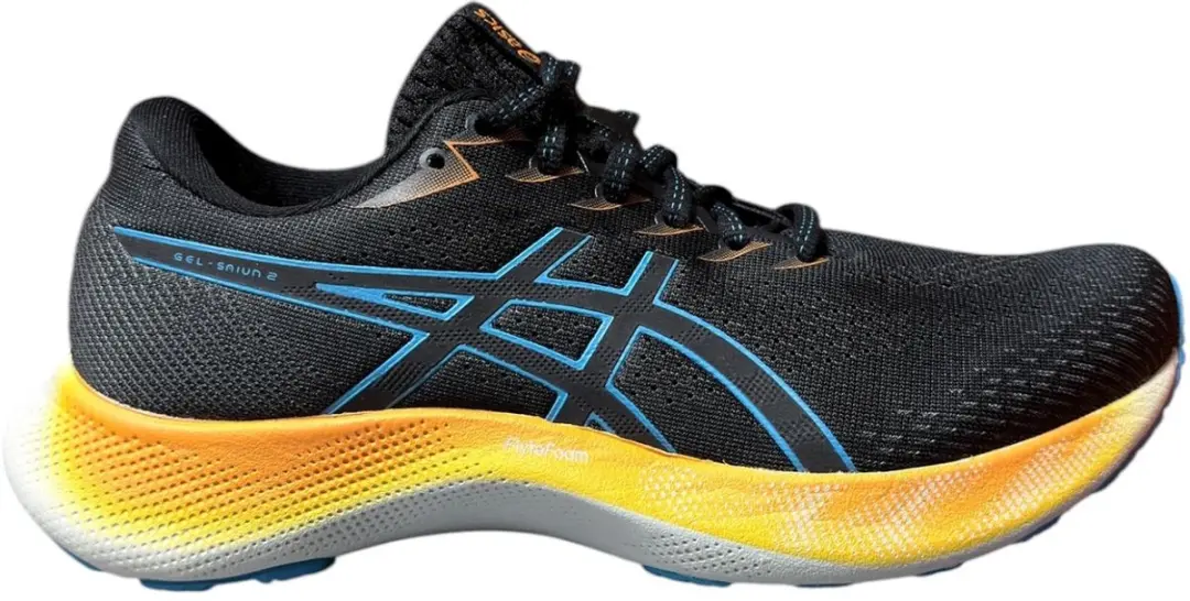 ASICS Sauin 2 Hardloopschoenen 40 - Blauw/Donkerblauw/Orange