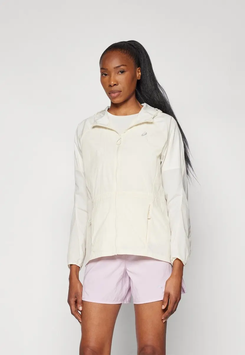 ASICS Road Packable Dames Hardloopjas - Wit/Creme - afbeelding 6 van 6
