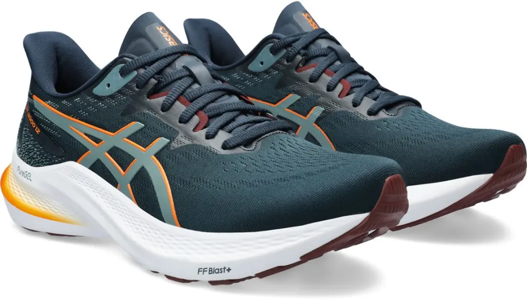 ASICS GT-2000 12 Hardloopschoen - Blauw/Bordeaux