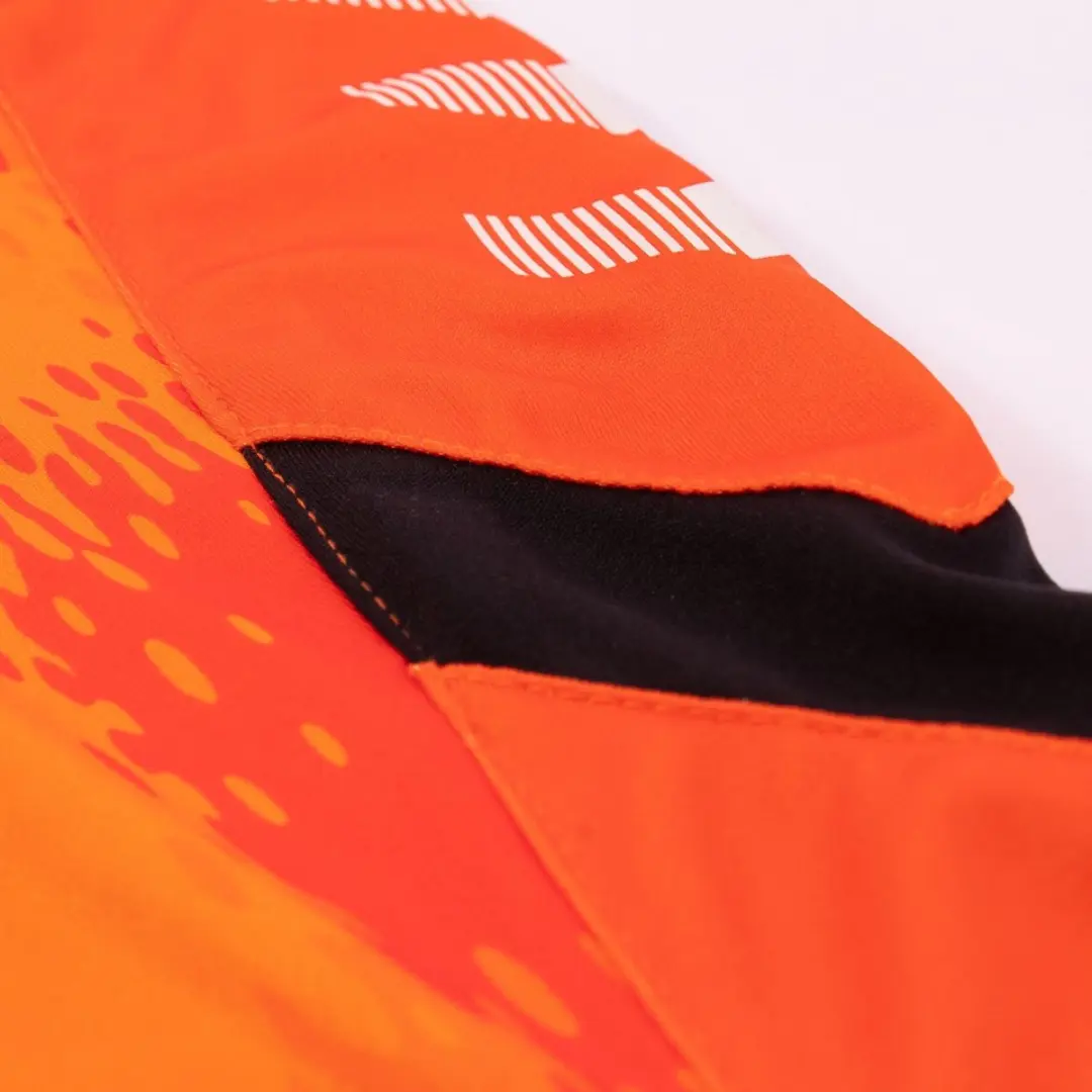 Hummel Bremen Long Sleeve Keeper Set - Sportbroek Maat 140 - Oranje/Zwart