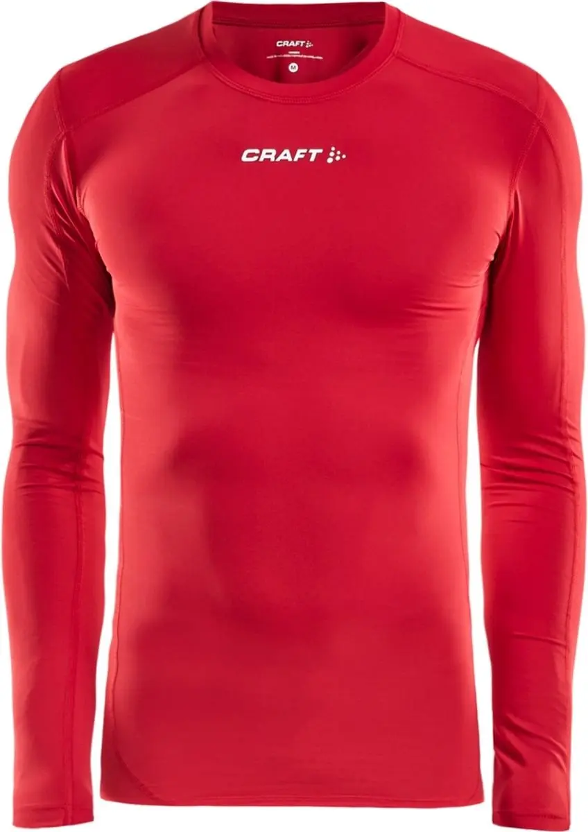 Craft Pro Control Compressie Shirt Lange Mouw - Rood XL