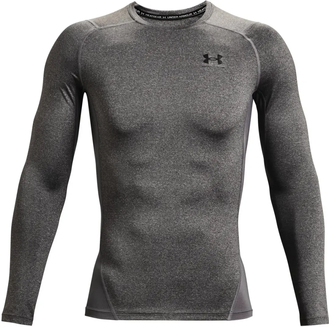 Under Armour HG Armour Comp LS T-Shirt Castlerock - XL - afbeelding 6 van 6