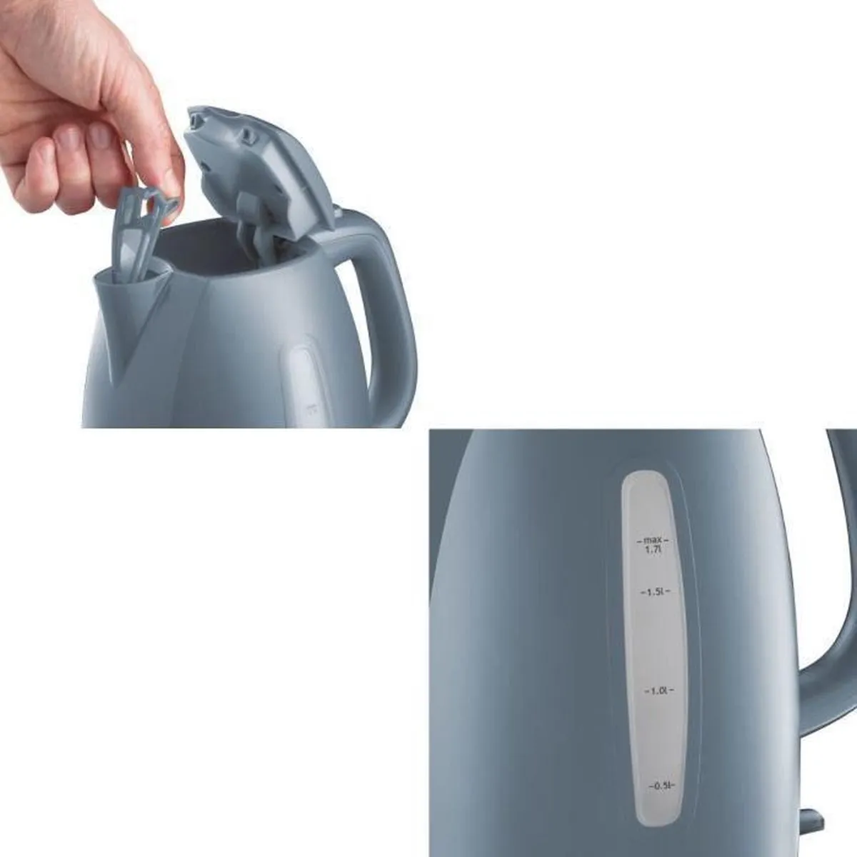 Russell Hobbs 21274-70 Waterkoker 1.7L - 3000W - Grijs