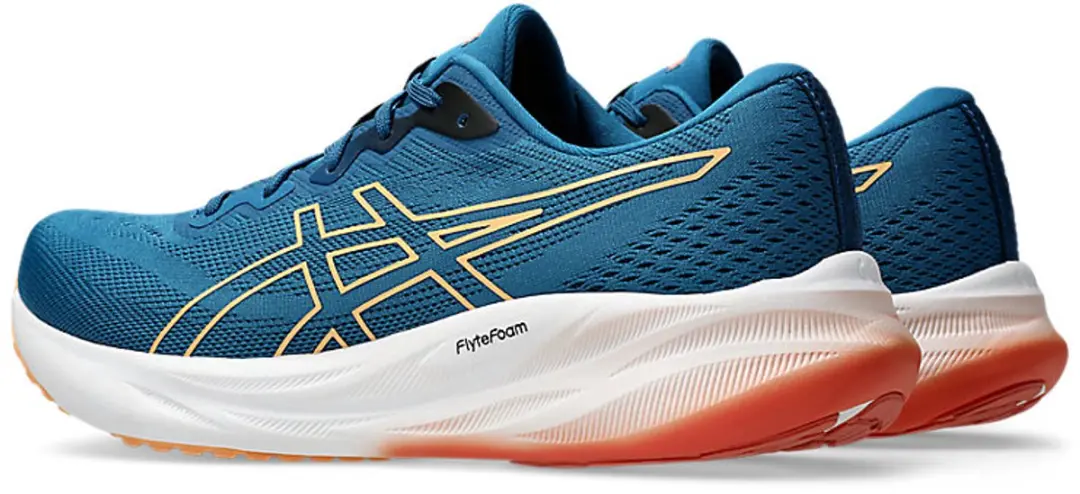 ASICS Gel-Pulse 15 Hardloopschoen 46.5 - Blauw/Oranje - afbeelding 6 van 6