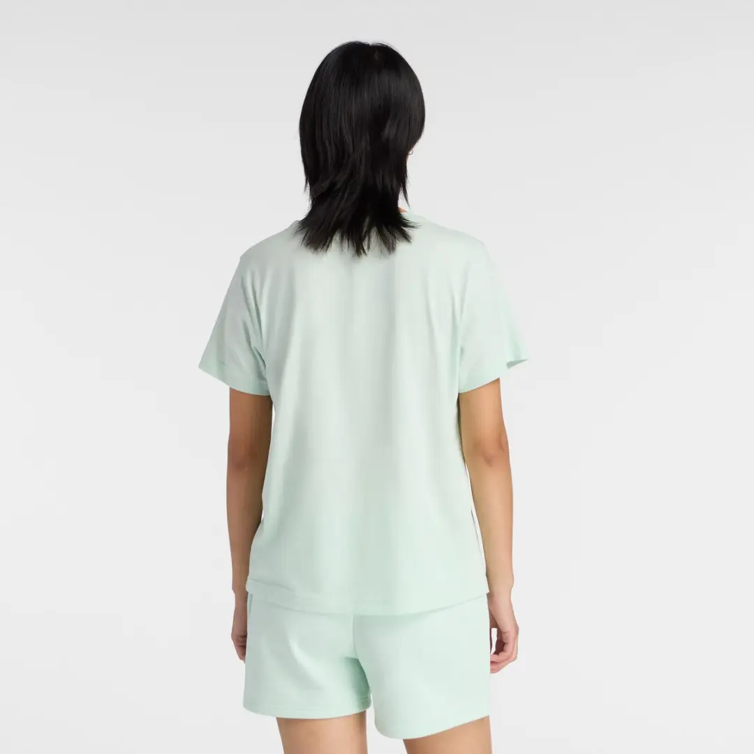 New Balance Sport Essentials Jersey Logo T-Shirt - Cosmic Jade