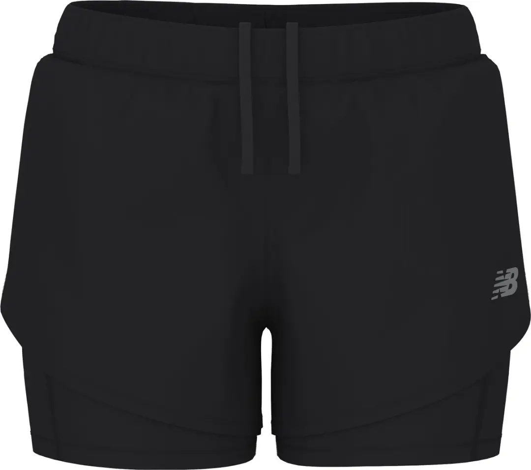 New Balance Sport 2-in-1 Short 3" Dames Sportbroek - Zwart