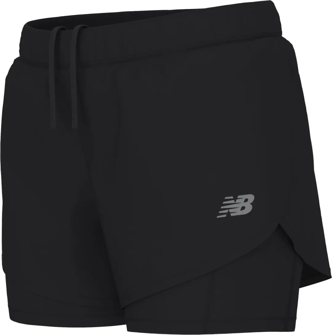 New Balance Sport 2-in-1 Short 3" Dames Sportbroek - Zwart