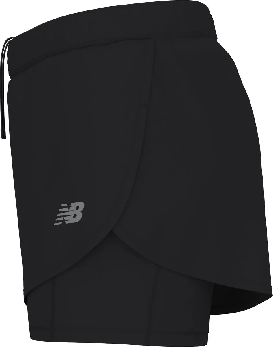 New Balance Sport 2-in-1 Short 3" Dames Sportbroek - Zwart