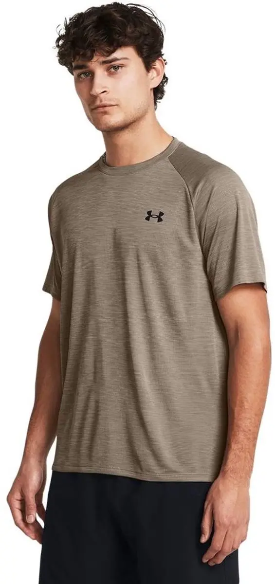 Under Armour Tech Textured Shirt Heren S - Beige