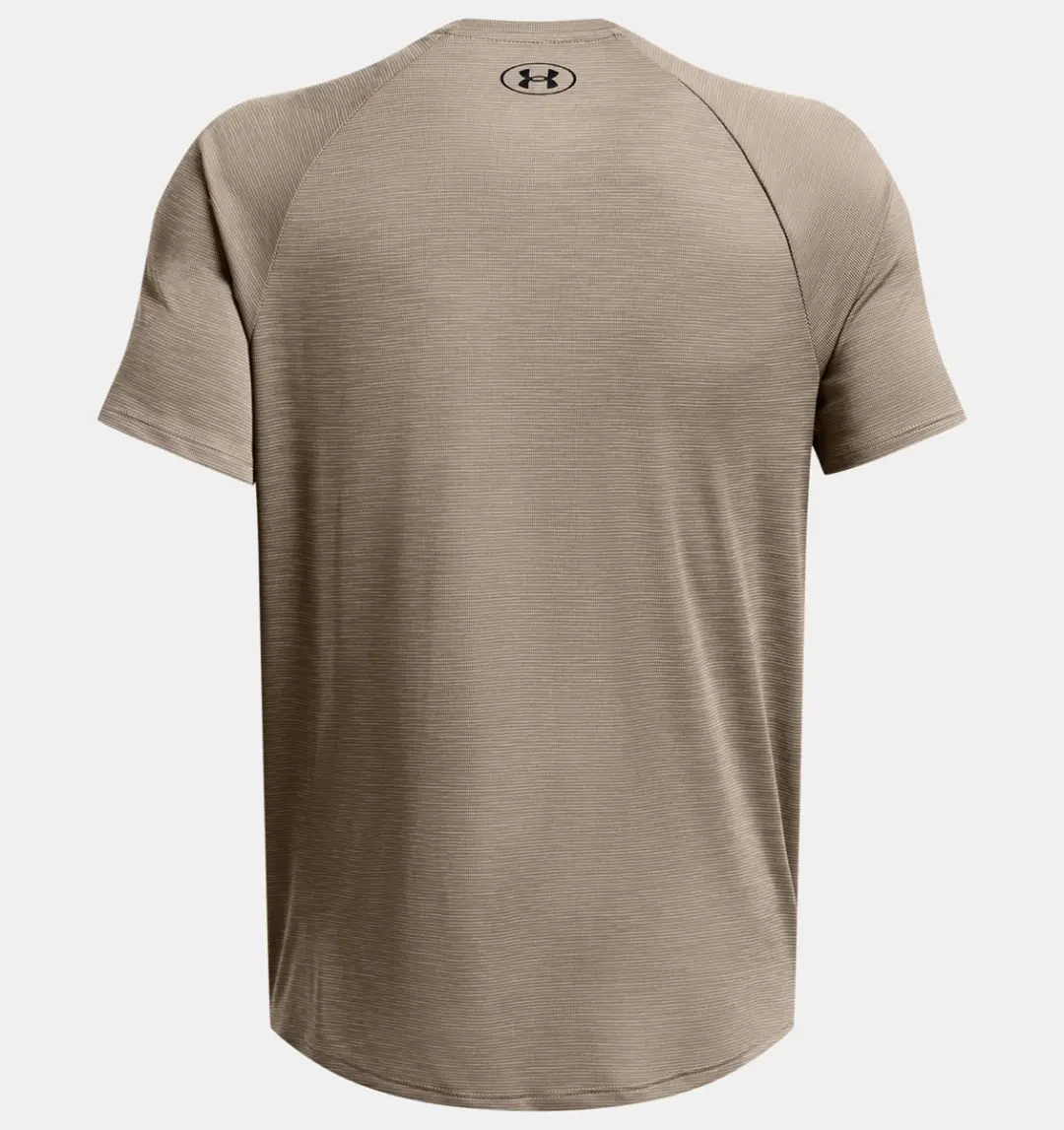 Under Armour Tech Textured Shirt Heren S - Beige