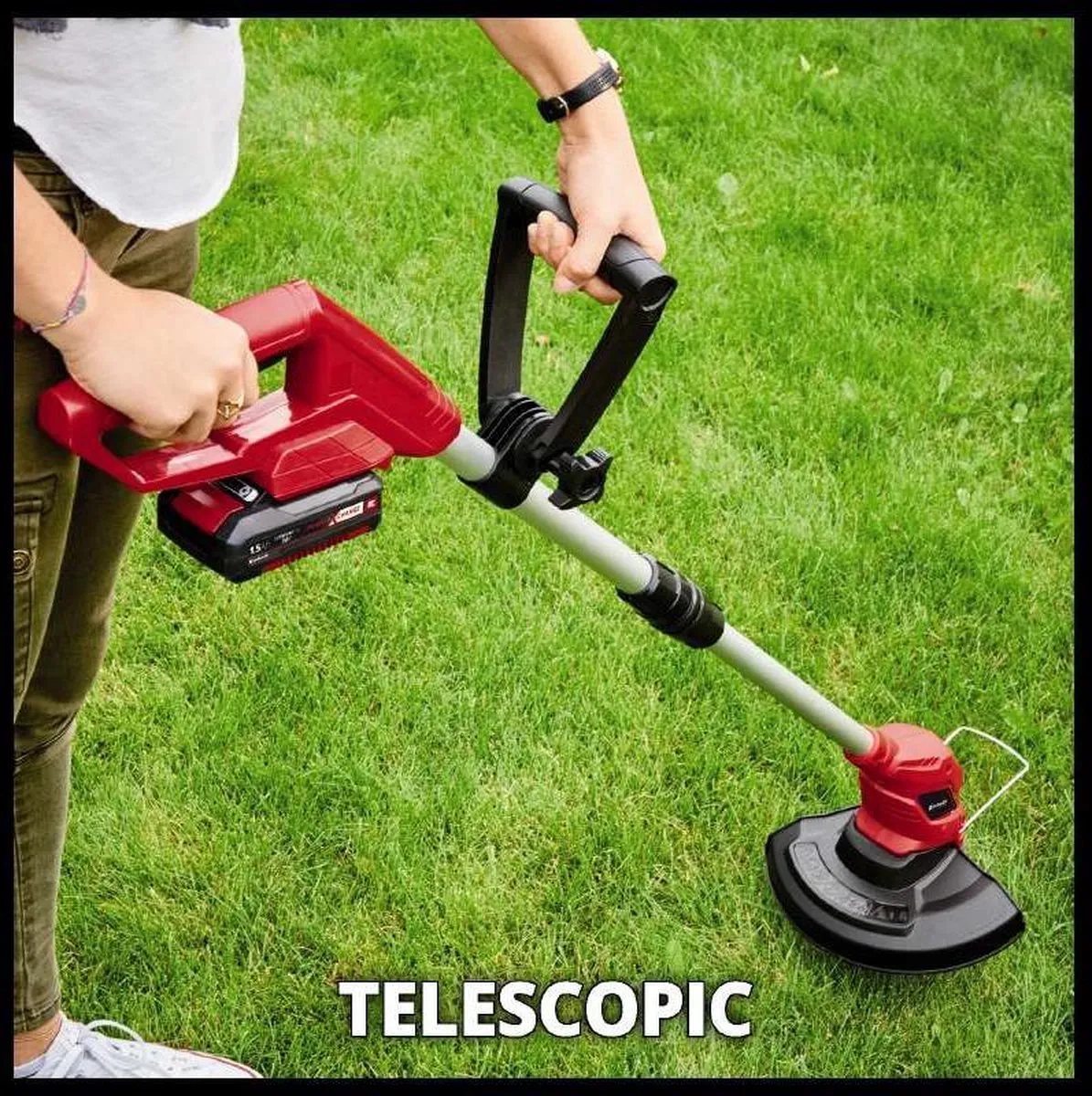 Einhell Accu Grastrimmer GC-CT 18/24 Li Solo - 24cm - afbeelding 6 van 6