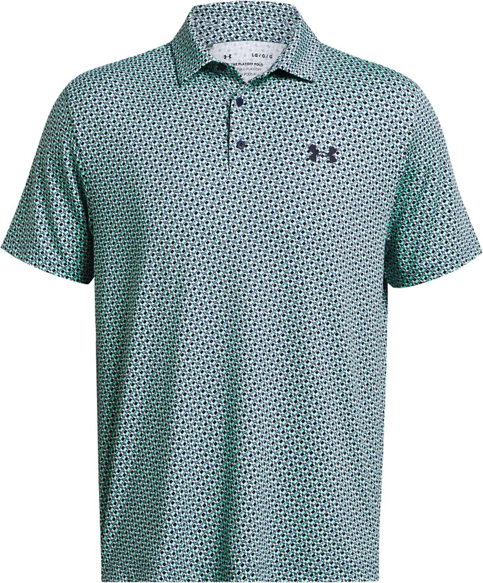 Under Armour Playoff 3.0 Polo - S - Groen met paars
