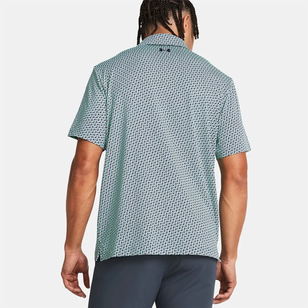 Under Armour Playoff 3.0 Polo - S - Groen met paars