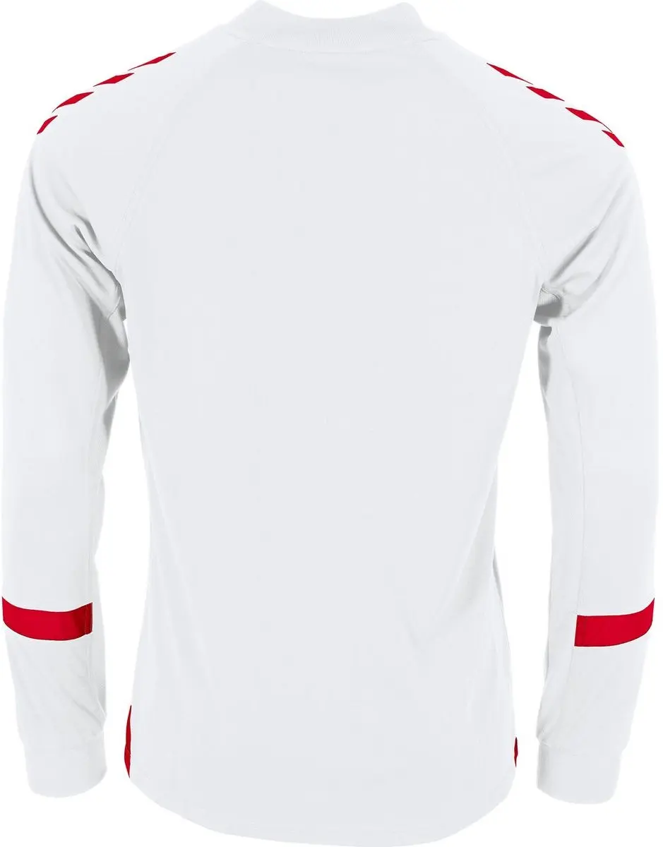 Hummel Fyn Voetbalshirt Lange Mouw Heren - Wit/Rood XXL