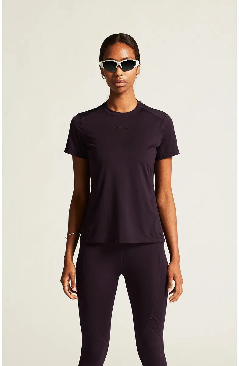 Craft Adv Essence 2 Hardloopshirt Dames - S - Dk Plum
