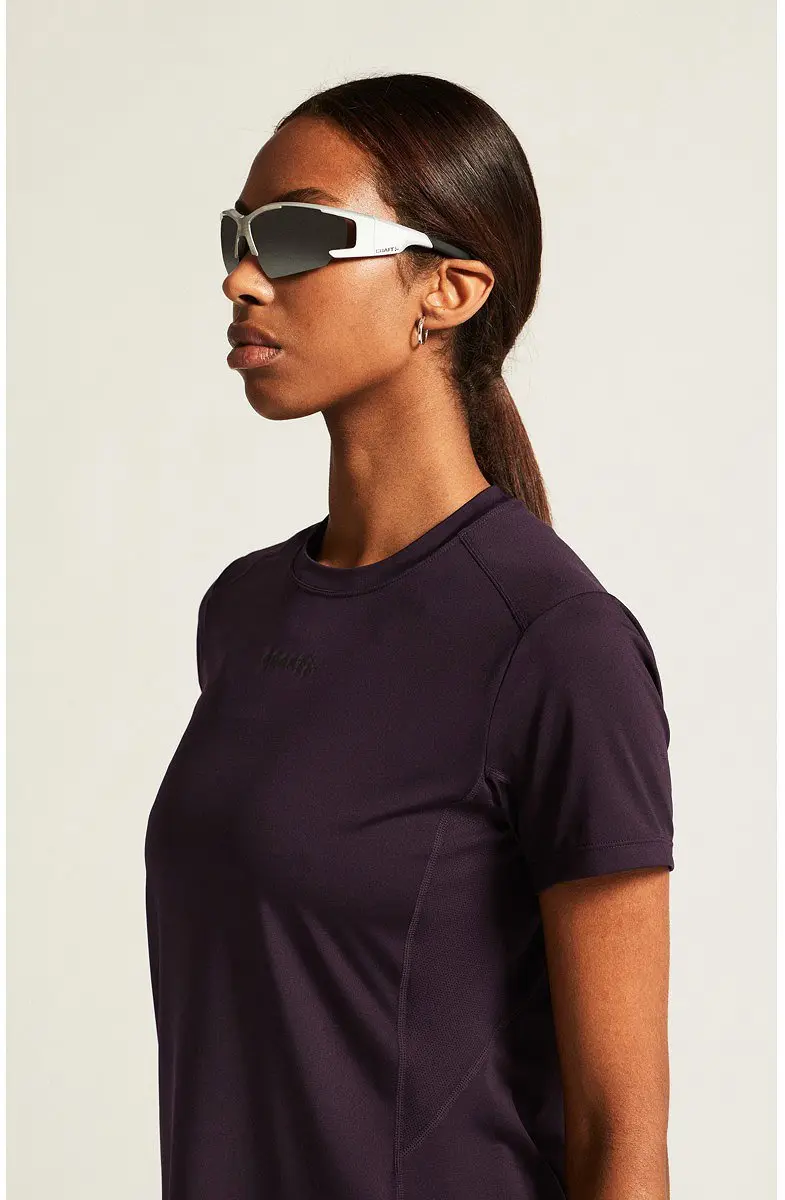 Craft Adv Essence 2 Hardloopshirt Dames - S - Dk Plum