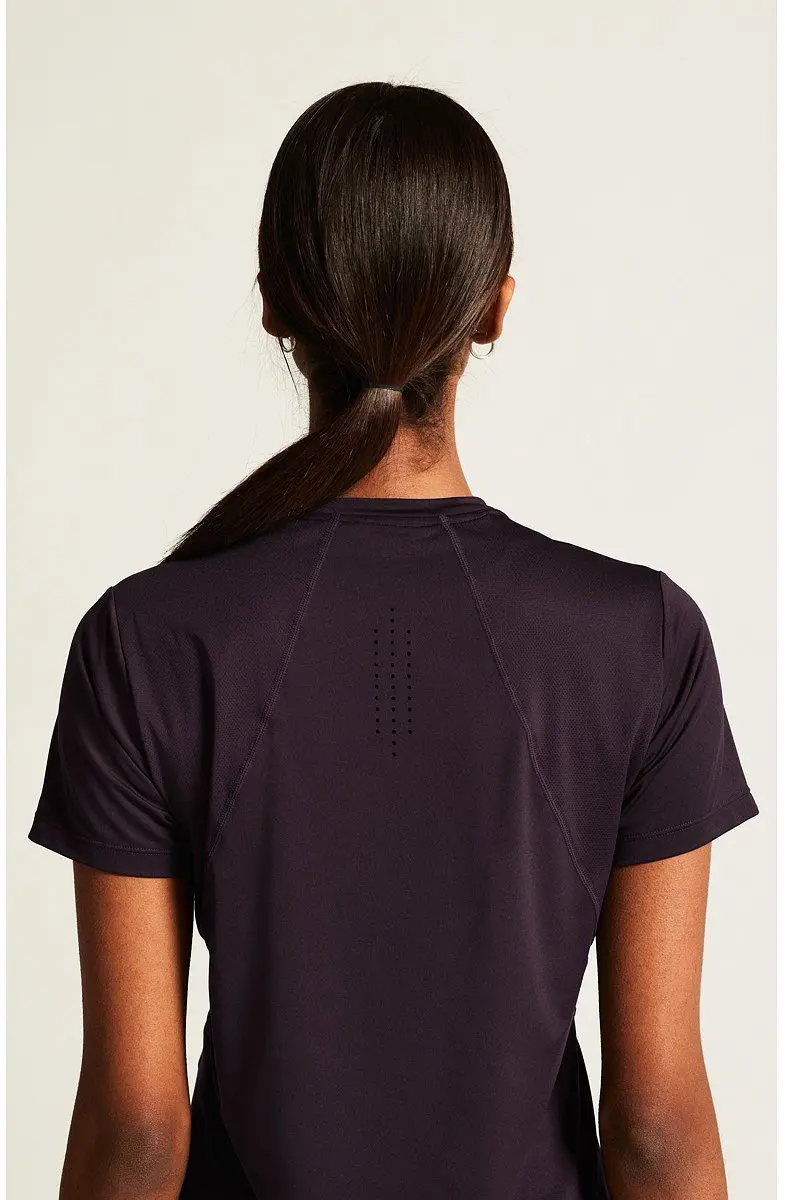 Craft Adv Essence 2 Hardloopshirt Dames - S - Dk Plum
