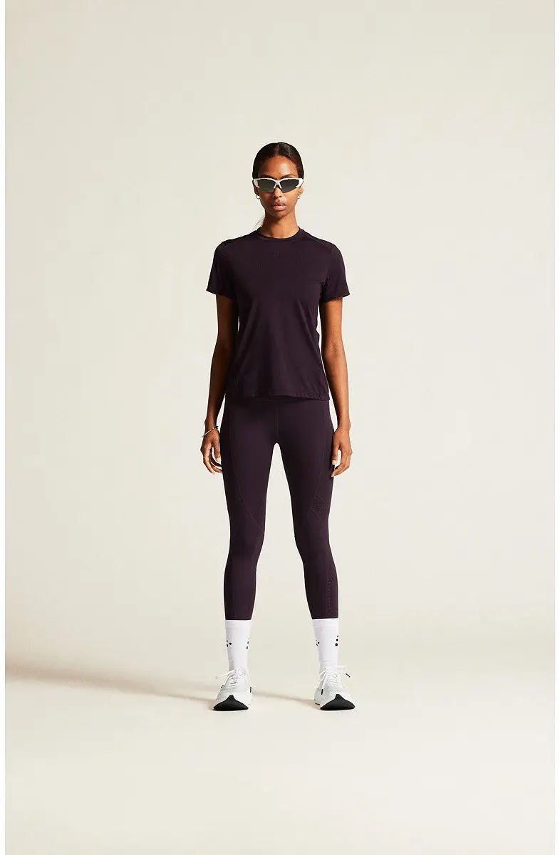 Craft Adv Essence 2 Hardloopshirt Dames - S - Dk Plum